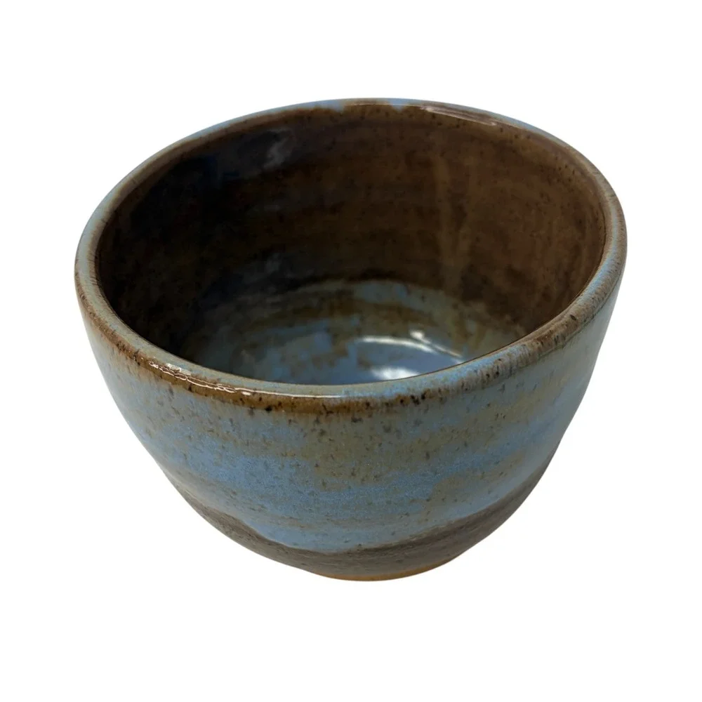 Signed Studio Pottery Vase Bowl Vessel Set of 3 Handmade Art Pottery Ceramic